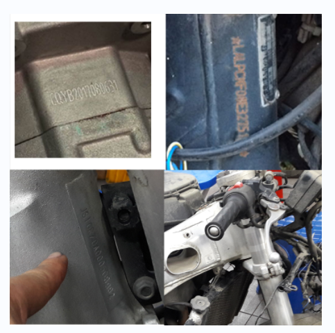  摩托車車架號在哪里，怎么檢查摩托車的車架號？
